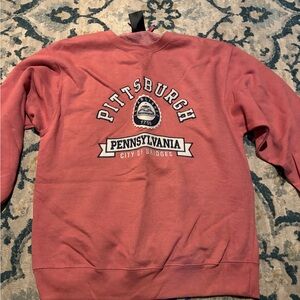 Pittsburgh Pennsylvania City of Bridges Men's Sweater - Red